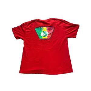 VTG Cozumel Island Shirt Adult Extra Large Red Iguana Caribbean Iguana Rasta Men